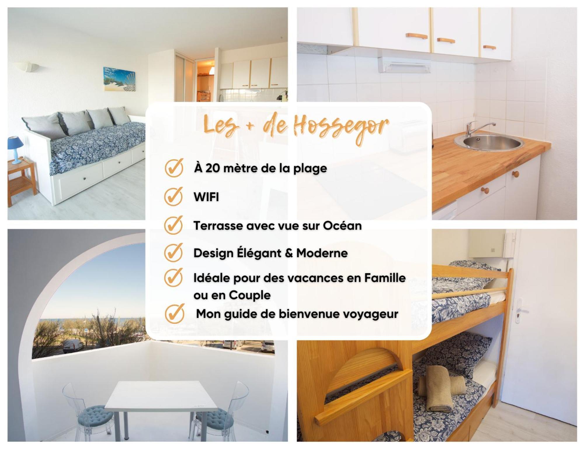 Apartamento Hossegor - Vue Ocean - Plage - Couple - Enfant Soorts-Hossegor Exterior foto